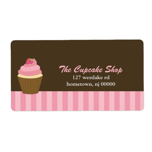 Cupcake Address Labels (Vorne)
