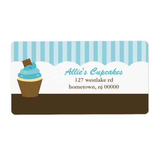 Cupcake Address Labels (Vorne)