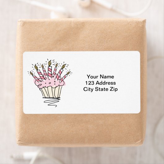 Cupcake-Adressetiketten (Insitu)