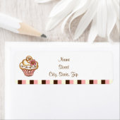 Cupcake-Adressetiketten (Insitu)