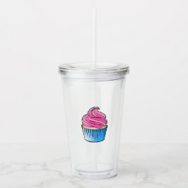 Cupcake - Akrylic Tumbler Acryltrinkbecher