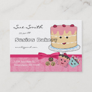 Cupcake and Cookies Bakery Business Card - Visitenkarte