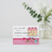 Cupcake and Cookies Bakery Business Card - Visitenkarte (Stehend Vorderseite)