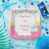 Cupcake and Sprinkles Birthday Party Pappteller (Party)