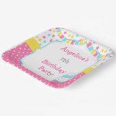 Cupcake and Sprinkles Birthday Party Pappteller (Gewinkelt)