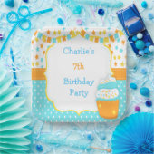 Cupcake and Sprinkles Birthday Party Pappteller (Party)