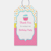 Cupcake and Sprinkles - Geschenkmarke Geschenkanhänger (Vorderseite)