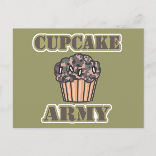 Cupcake-Armee Postkarte (Vorderseite)