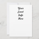 Cupcake Army Einladung (Rückseite)