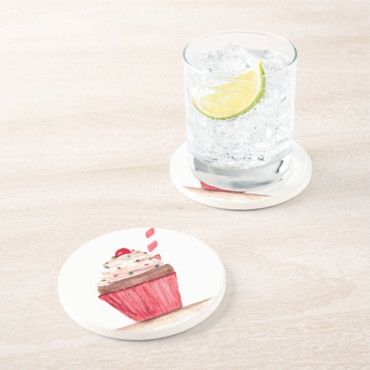 Cupcake Art Getränkeuntersetzer (Seite)