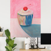 Cupcake Art Posters - Geschenke - Helle Küche Gesc Poster (Heimbüro)