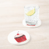 Cupcake Art Sandstein Untersetzer (Seite)
