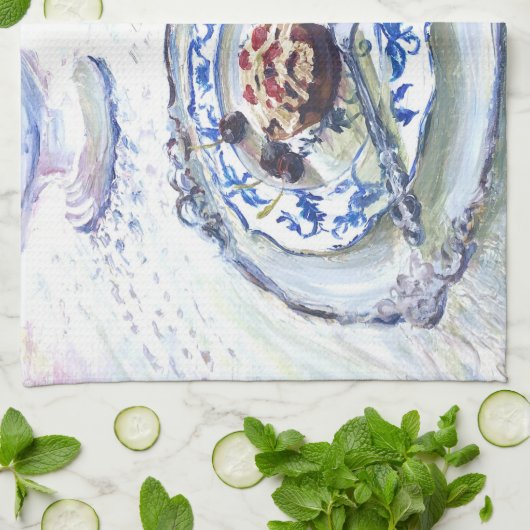 Cupcake Art Teetuch Geschirrtuch (Gefaltet)