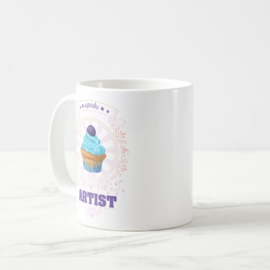 Cupcake Artist Kaffeetasse (Vorderseite Links)