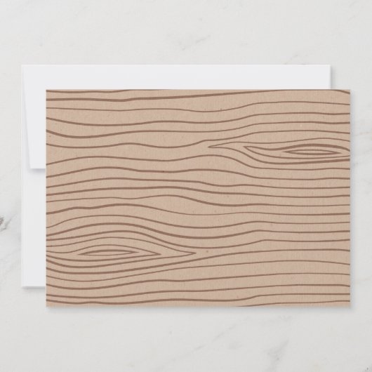 Cupcake auf Stand Brautdusche Einladung (Rückseite)