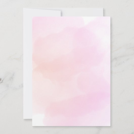 Cupcake Baby Dusche Einladung (Rückseite)