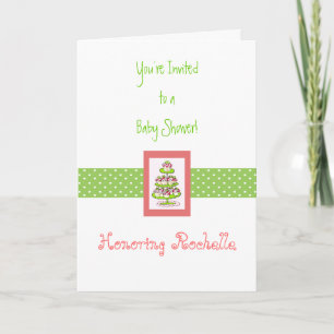 Cupcake Baby Shower Invitation Einladung