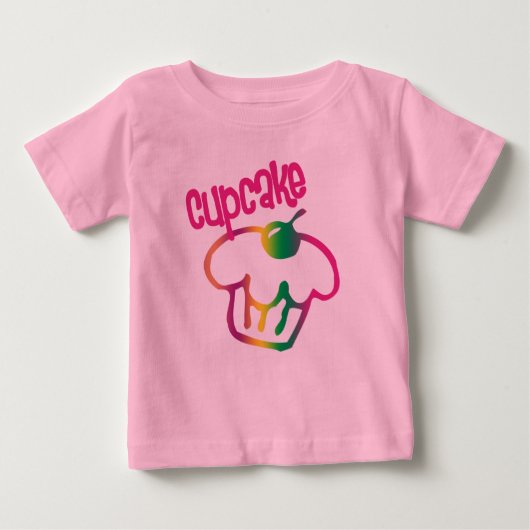 Cupcake Baby T-shirt (Vorderseite)