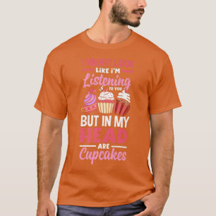 Cupcake Backbake Niedlich Bake Lover T-Shirt