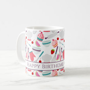 Cupcake-Backen Alles Gute zum Geburtstag Kaffeetasse