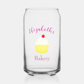 Cupcake-Backen-Geburtstag Dosenglas (Vorderseite)