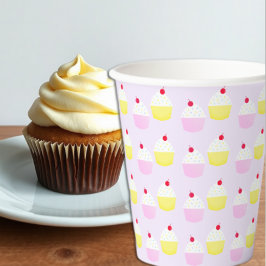 Cupcake-Backen Geburtstag Pappbecher