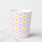 Cupcake-Backen Geburtstag Pappbecher (Vorderseite)