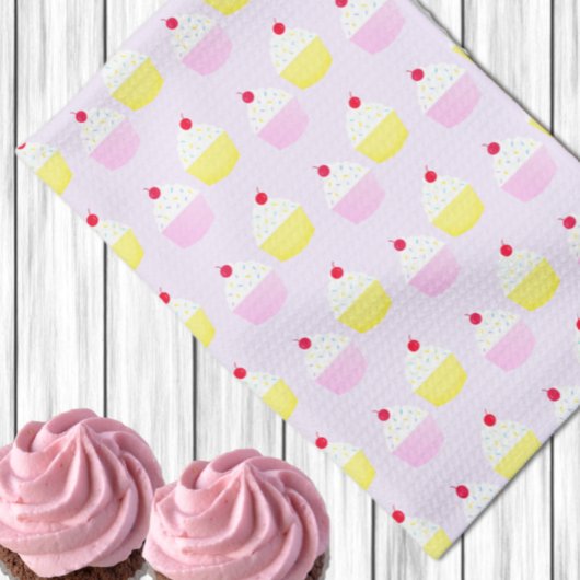 Cupcake Backen Geschirrtuch