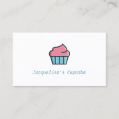 Cupcake Bäckerei Baker Köche Visitenkarte (Vorderseite)