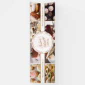 Cupcake-Bäckerei-Gebäck-Foto-Collage-Marktstand Banner (Vertikal)
