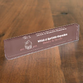 Cupcake Bäckerei Koch Catering Business Namensplakette (Seite)