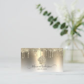 Cupcake Bäckerei Konditorei Koch Glitzer Tropfen C Visitenkarte (Stehend Vorderseite)