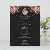 Cupcake Bäckerei Konditorei Koch Glitzer Tropfen R Menükarte (Stehend Vorderseite)