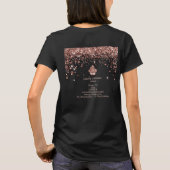 Cupcake Bäckerei Konditorei Koch Glitzer Tropfen R T-Shirt (Rückseite)