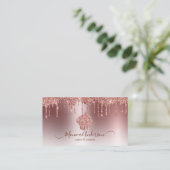 Cupcake Bäckerei Konditorei Koch Glitzer Tropfen R Visitenkarte (Stehend Vorderseite)