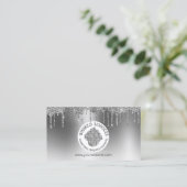 Cupcake Bäckerei Konditorei Koch Glitzer Tropfen S Visitenkarte (Stehend Vorderseite)