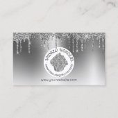 Cupcake Bäckerei Konditorei Koch Glitzer Tropfen S Visitenkarte (Vorderseite)