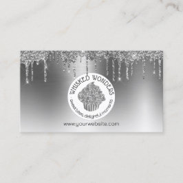 Cupcake Bäckerei Konditorei Koch Glitzer Tropfen S Visitenkarte