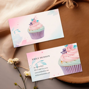 Cupcake Bäckerei Visitenkarte