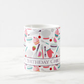 Cupcake Backfroh Geburtstag Kaffeetasse (Mittel)