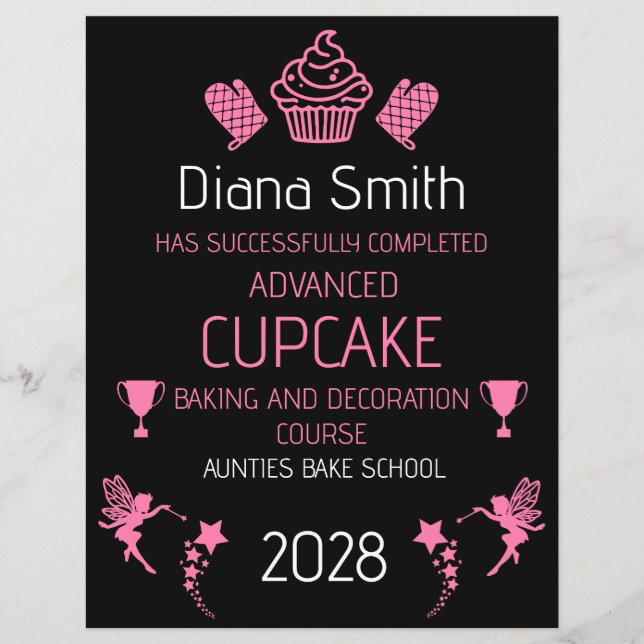 Cupcake Backkurs (Vorderseite)