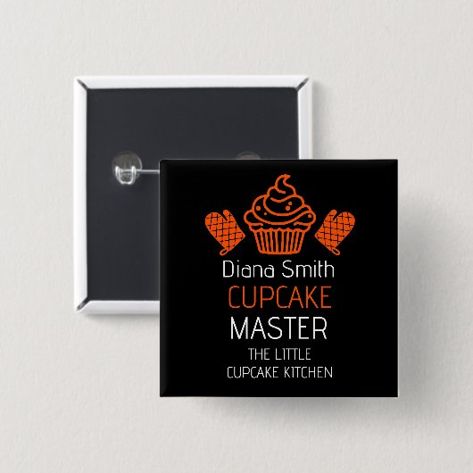 Cupcake Backkurs Button (Vorne & Hinten)