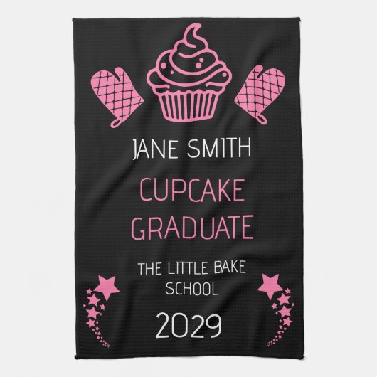 Cupcake Backkurs Geschirrtuch (Vertikal)