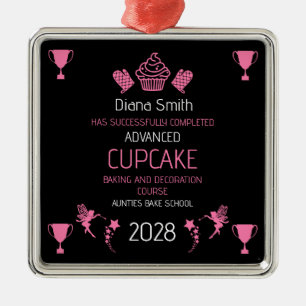 Cupcake Backkurs Ornament Aus Metall