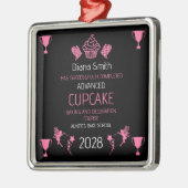 Cupcake Backkurs Ornament Aus Metall (Links)