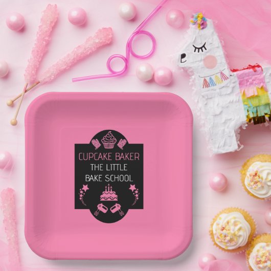 Cupcake Backkurs Pappteller (Party)