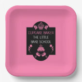 Cupcake Backkurs Pappteller (Vorderseite)