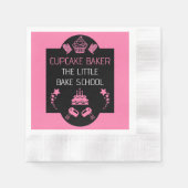 Cupcake Backkurs Serviette (Vorderseite)