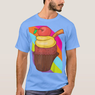Cupcake Bake Bakery Baker Cake Food Delicious Swee T-Shirt