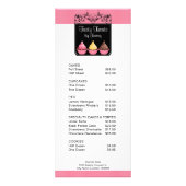Cupcake Bakeholder-Shop-Zeichen Werbekarte (Vorne)